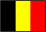 Le drapeau de la Belgique