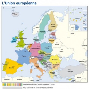 L'Europe des 28, en 2013