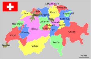 carte de la suisse