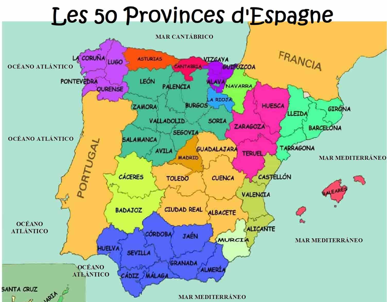 Carte De L Espagne Carte Carte De L Espagne Carte