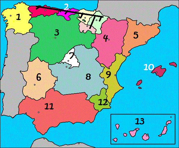 Les 50 Provinces D Espagne