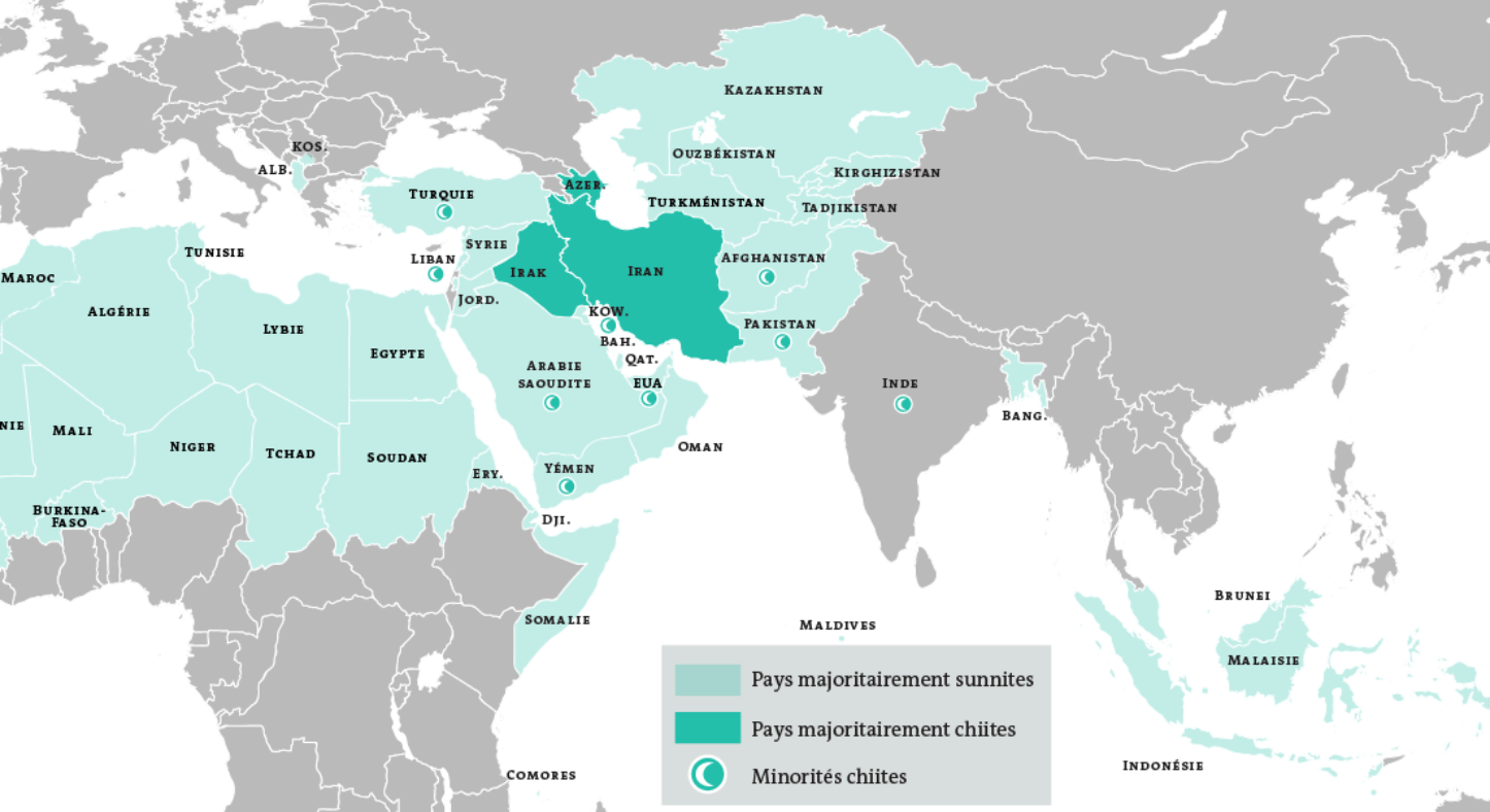 Р pays. Carte du Kirghizistan.