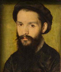 Clément Marot portraité par Corneille de Lyon en 1536.