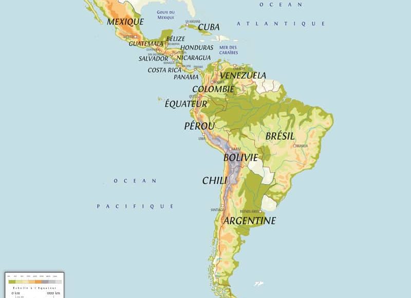 Carte am rique latine pays Carte am rique latine pays