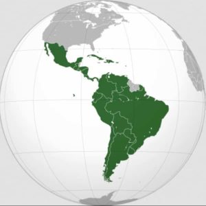Carte des pays qui se trouvent en Amérique latine