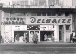 Premier supermarché de Belgique en 1957.