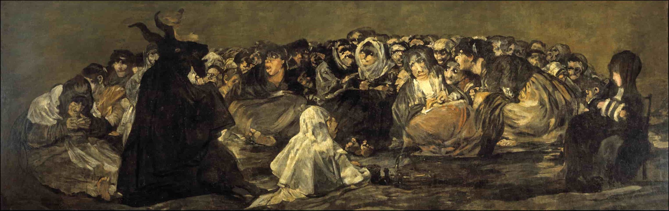 Le sabbat des sorcières ou le Grand Bouc, 1819-1823, Francisco de Goya