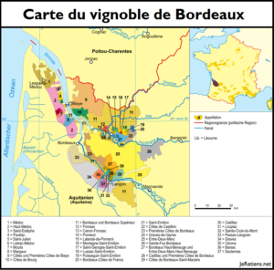 Quels sont les différents vins de Bordeaux ?