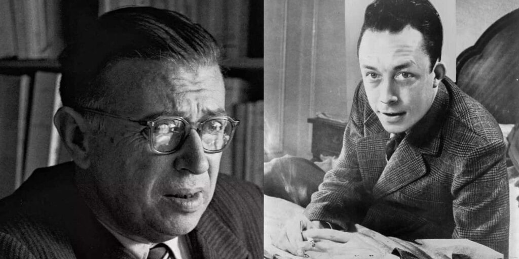 Jan-Paul Sartre et Albert Camus