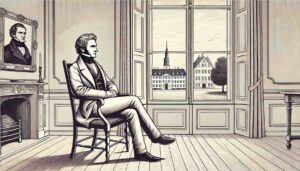 Illustration de Soren Kierkegaard.