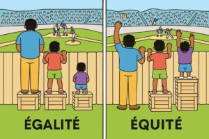 Quelle différence y a-t-il entre égalité et équité ?