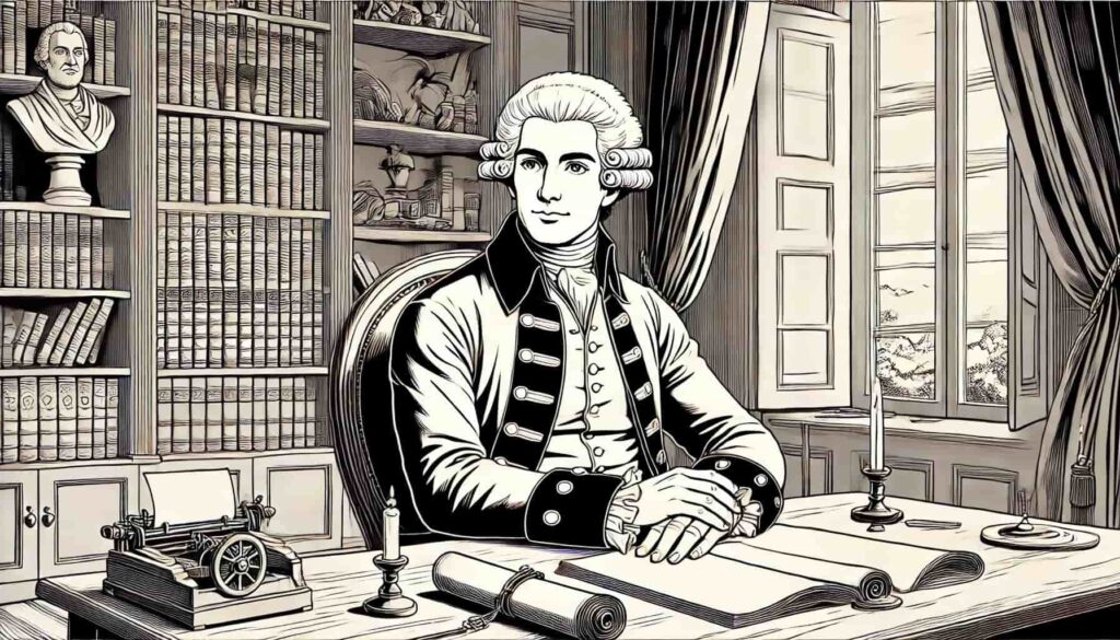 Illustration d'Emmanuel Kant.